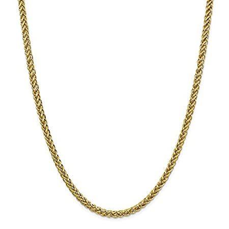 選ぶなら Necklace Chain Wheat Link Wire 3 4.65mm Gold Yellow 14k 22 Cha Pendant Inch ネックレス、ペンダント