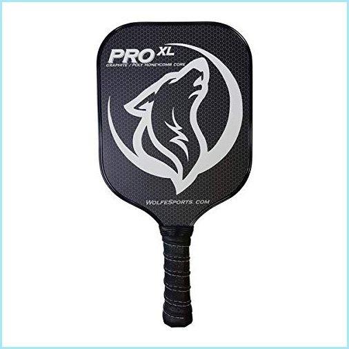 新品Wolfe XL PRO Graphite Pickleball Paddle Extra Large Paddle Head (XL) USAPA Approved for Tournament Play Includes Paddle Case