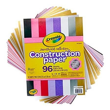 最も優遇 Colored Paper Construction 新品crayola 海外直送商品お取り寄せ輸入専門店 96count 9 X12 Sheets Metallic ペーパークラフト道具 材料 Www Arcadiasuitesbangkok Com
