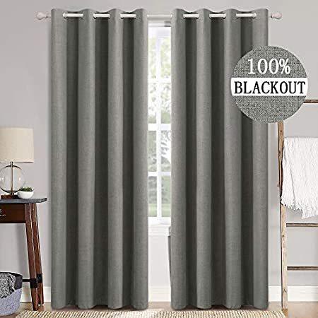 数量は多】 MIULEE Linen Linen 2 Texture Curtains Amazon.com