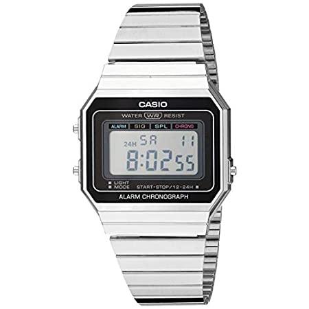 激安店舗 新品Casio Men's Classic Quartz Stainless-Steel Strap, Silver, 21.5 Casual Watch 腕時計