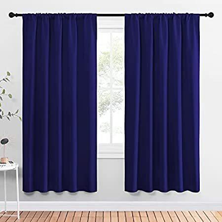 NICETOWN Bedroom Curtains Blackout Draperies - Thermal Insulated Solid Top