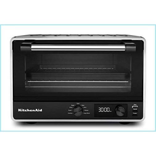 新品KitchenAid KCO211BM Digital Countertop Toaster Oven, Black Matte