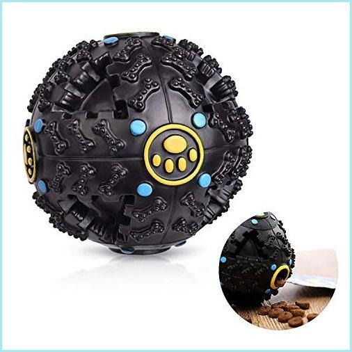 新品YINGJIA Interactive Puzzle Dog Toy Ball-Food Treat Dispenser - for Mental & Physical Stimulation - Dog Toys for Boredom - Produce Soun