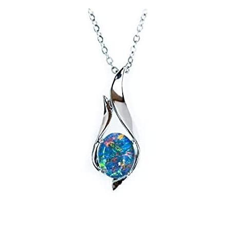 輝い Genuine Shop Opal Opal Necklace - Fire Opal Australian