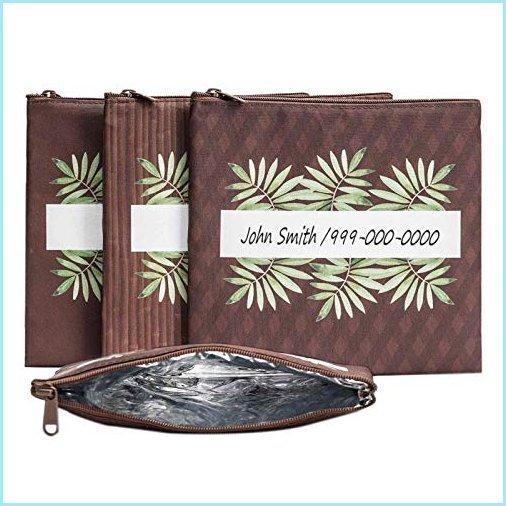 新品Reusable Sandwich Bags (Set of 3) Insulated Snack Bag with Aluminum Lining and Thick Foam to Keep Your Snack, Lunch, Medicine and Baby