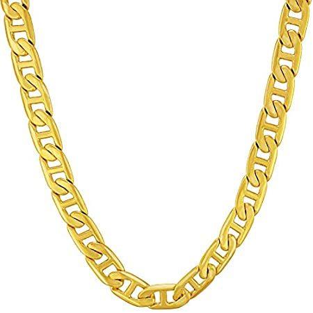 【気質アップ】 Chain Gold JEWELRY LIFETIME [ for Jewelry Gold ] Necklace Link Mariner 5mm ネックレス、ペンダント