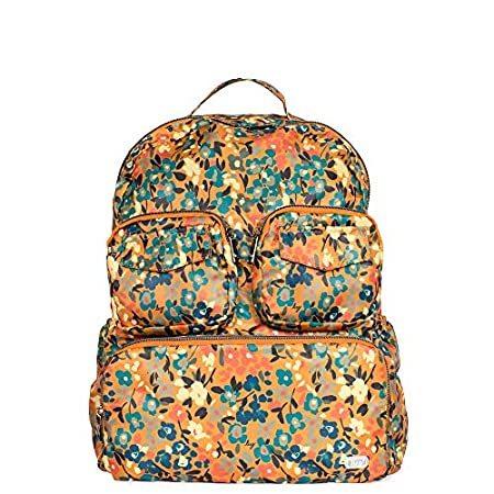 少し豊富な贈り物 Lug Puddle Jumper Packable Backpack, Wildflower Amber, Large ビジネスリュック