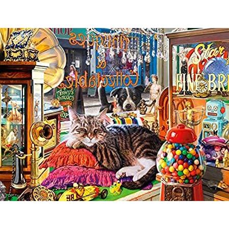 新品Buffalo Games - Curiosity Shop Cat - 750 Piece Jigsaw Puzzle