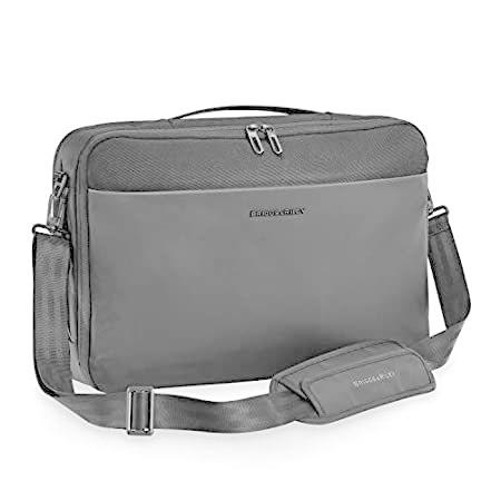 Briggs & Riley Hybrid Convertible Laptop Backpack Briefcase, Black, 11.5