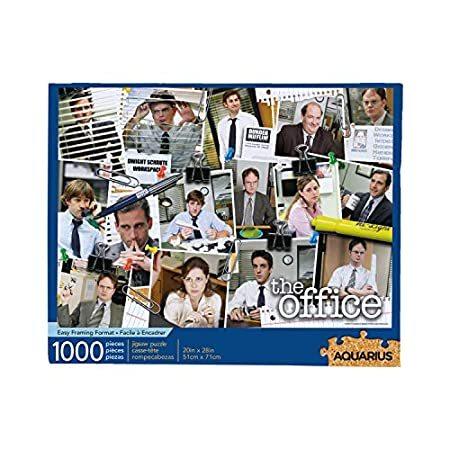 新品AQUARIUS The Office Cast Collage Puzzle (1000 Piece Jigsaw Puzzle) - Glare