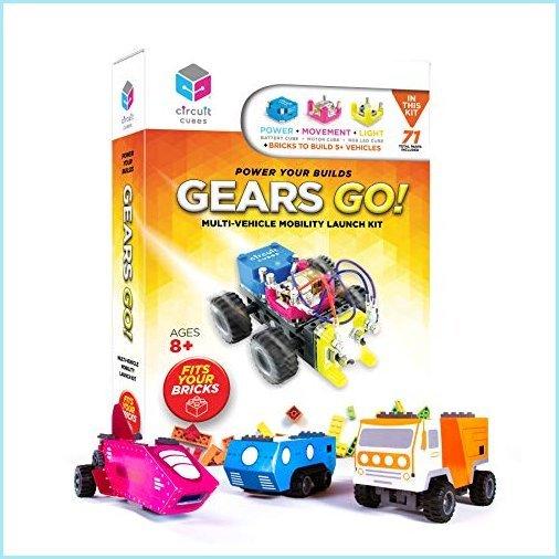 新品Circuit Cubes Gears GO! Multi-Vehicle Mobility Launch Kit - Engineering STEM Kit for Children and Adults