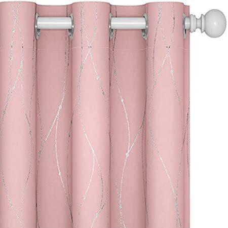 Deconovo Blackout Curtains for Bedroom and Living Room, 72 Inch Length - En
