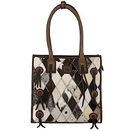 Diamond Cowhide Tote By STS Style Number STS36733 (Brown)