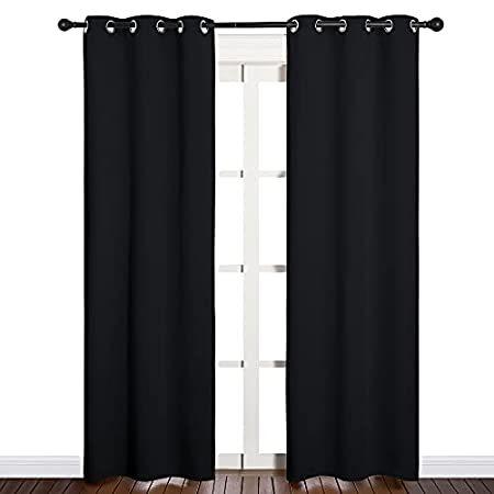 NICETOWN Blackout Draperies Window Curtain Panels， Autumn/Winter Thermal In