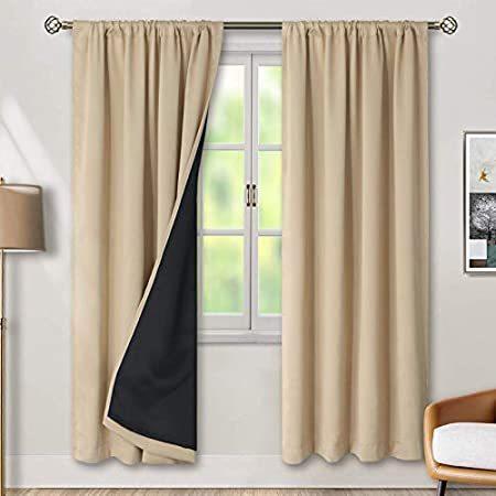 BGment Thermal Insulated 100% Blackout Curtains for Bedroom with