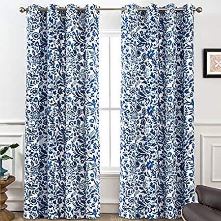 DriftAway Julia Watercolor Blackout Room Darkening Grommet Lined Thermal In