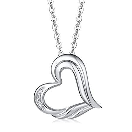 Mothers Day Gifts FANCIME Genuine Diamond Necklace Heart Necklace in Sterli FANCIME 14K Solid REAL Gold Small Infinity Diamond Liberia | Ubuy