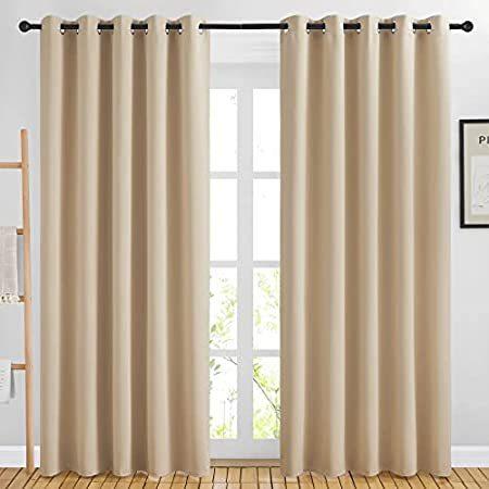NICETOWN Blackout Draperies Curtains Panels - Window Treatment Thermal Insu