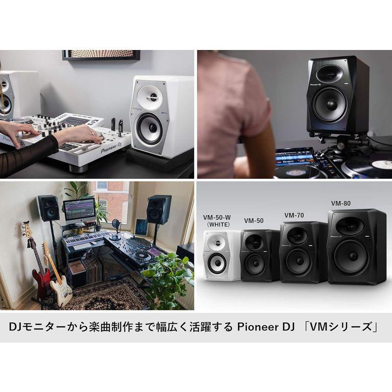 Pioneer DJ アクティブスピーカー VM-80 （8inch/1台) : Clear