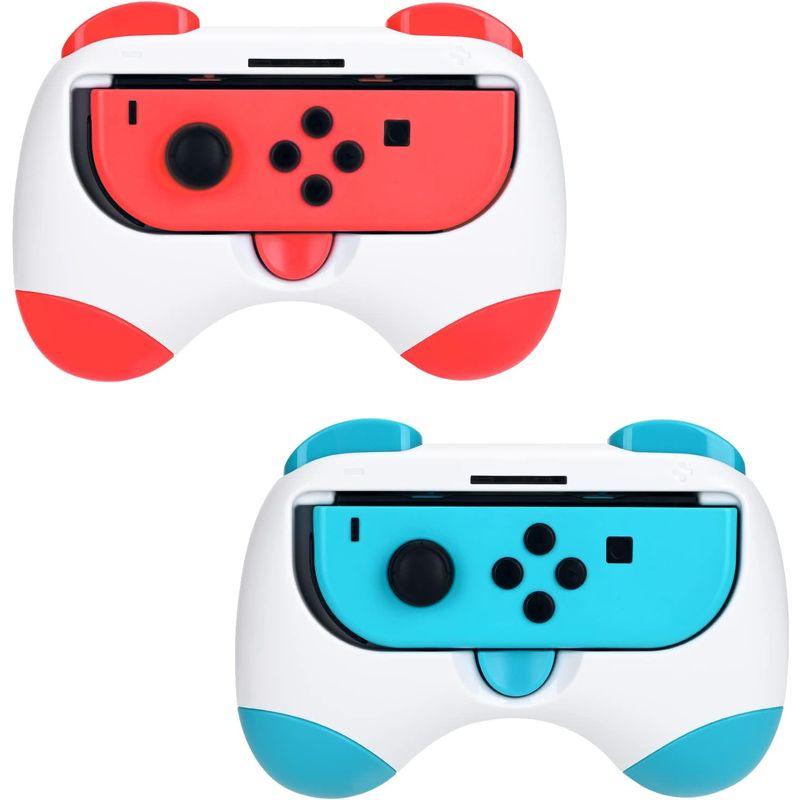 Dlseego Switch/Switch OLEDジョイコングリップ セット Switch Joy-Con ハンドルグリップ コントローラ｜clearsky｜08