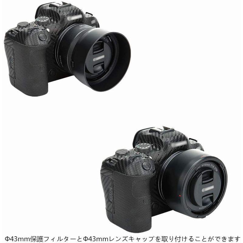 JJC ES-65B レンズフード Canon RF 50mm F1.8 STM レンズ 用 キヤノン EOS R5 R6 R RP カメラ｜clearsky｜05