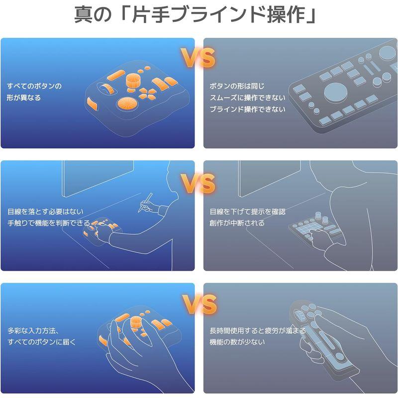 TourBox NEO 公式ストア 左手デバイス 片手キーボード イラスト TourBox NEO 公式ストア 左手デバイス 片手キーボード イラスト
