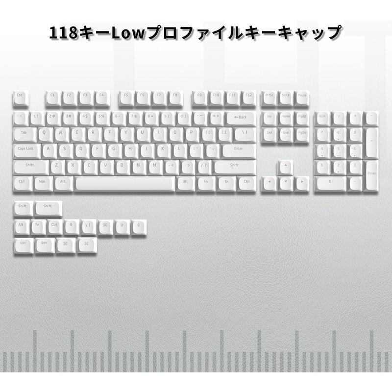 XVX 118キー キーキャップ PBTキーキャップ カスタムキーキャップ ロープロファイル 100%、75%、65%、60%のキーボード対｜clearsky｜06