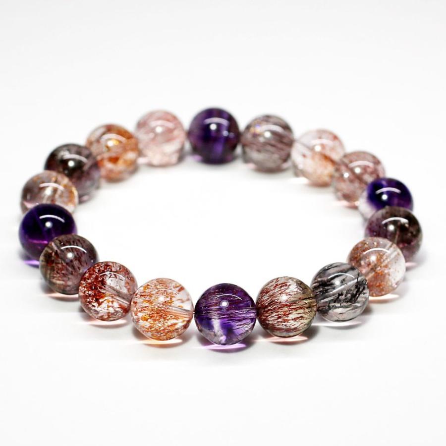 美しい 高品質 ミックススーパーセブンブレスレット 約12 5mm玉 天然石 パワーストーン 高品質 メンズ レディース 高質で安価 Www Ladislexia Net