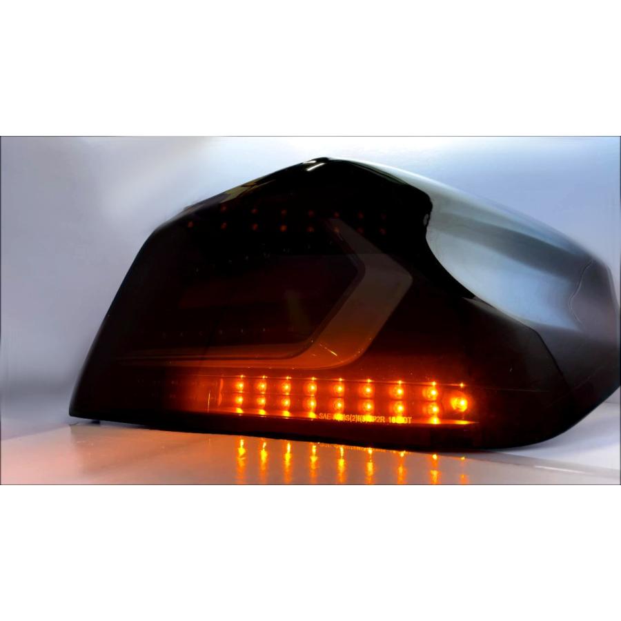 ◆即納!◆流れるウインカー仕様!◆スバルWRX/S4(VAB/VAG)A〜G型対応 フルLEDテール 白チューブ×クリアレンズ 左右1set 一台分 CTF-10の画像