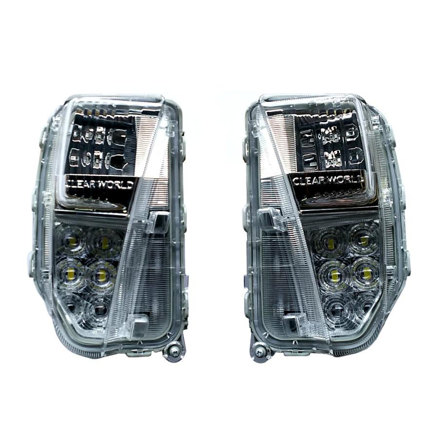 【●LEDウインカー●流れるウインカー機能●デイライト機能】プリウス30系後期/プリウスPHV(ZVW35) フロントバンパーランプ　FCT-18
