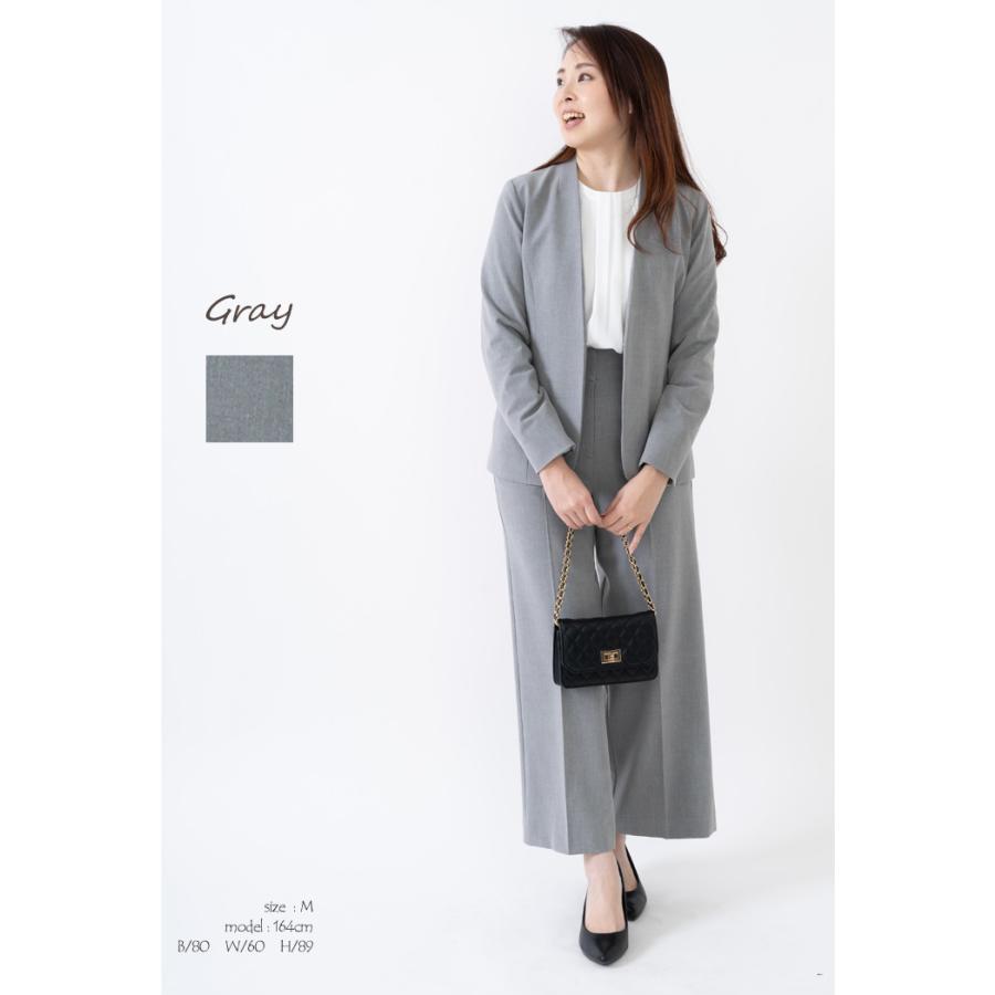 イネド パンツスーツ セットアップ 絹混 グレー 通勤 入学式 日本製 良品 楽天市場】【クーポン利用で9990円！】パンツスーツ ＜2点セット