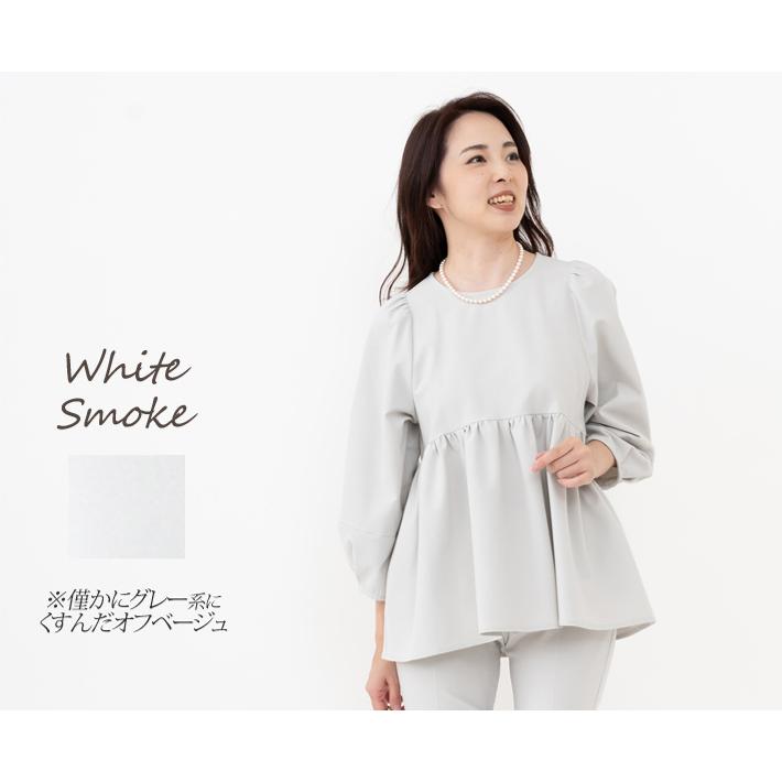 日本製」 ペプラム トップス 卒業式 入学式 服装 七五三 ママ 40代 30