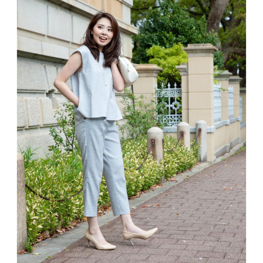 日本製」 パンツスーツ セットアップ レディース カジュアル 夏