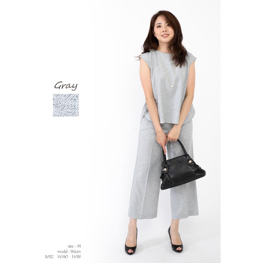 日本製」 パンツスーツ セットアップ レディース カジュアル きれいめ