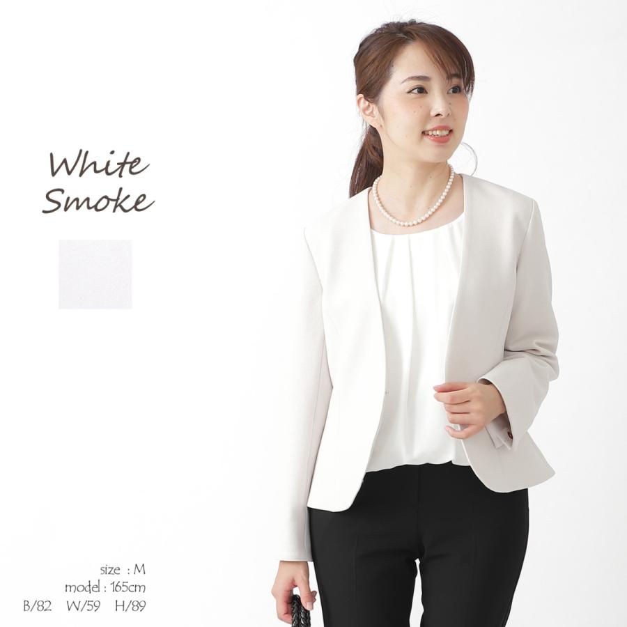 日本製 ジャケット レディース ノーカラー 七五三 卒業式 服 母 入学式