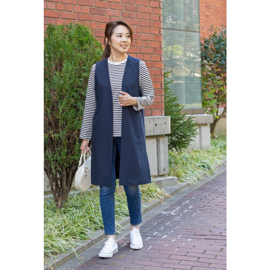 日本製」 ジレ ロングジレ ロングベスト レディース 七五三 親