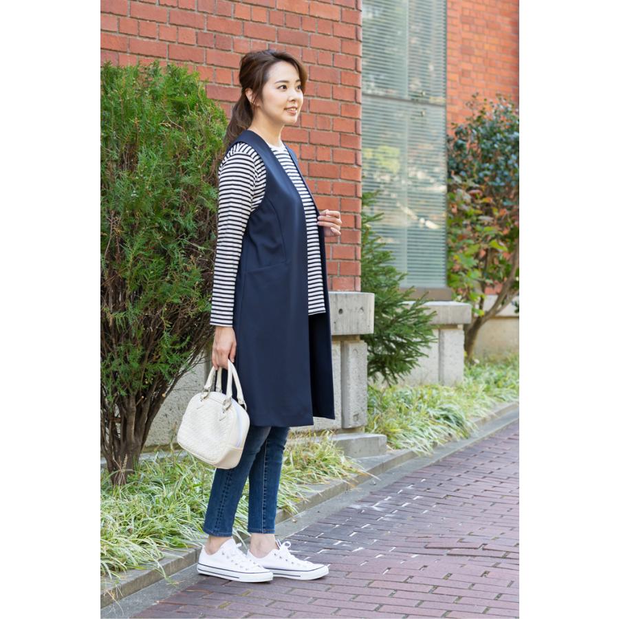 日本製」 ジレ ロングジレ ロングベスト レディース 七五三 親