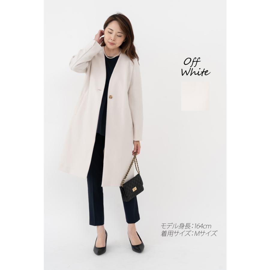 「日本製」 コート レディース ノーカラー 軽い きれいめ スプリングコート 卒業式 コート 母 40代 30代 入学式 ママ 50代 服装 フォーマル セレモニー |  | 05