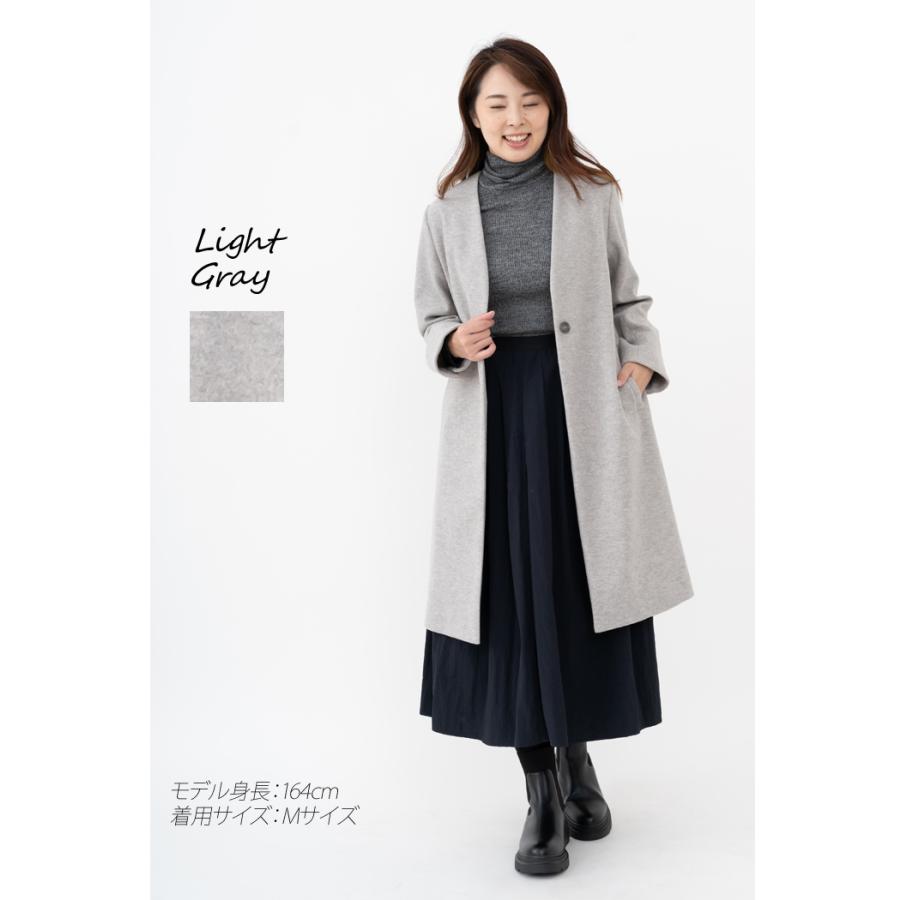 「日本製」 コート レディース ノーカラー 軽い きれいめ スプリングコート 卒業式 コート 母 40代 30代 入学式 ママ 50代 服装 フォーマル セレモニー |  | 08