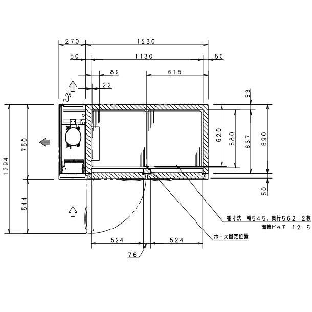 SUF-K1571B　パナソニック　冷凍　1Φ100V　入替　センターピラー有　業務用冷凍庫　設置　別料金にて　コールドテーブル　処分　回収　廃棄　クリーブランド