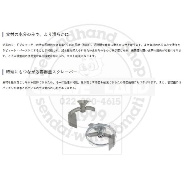 BLIXER-4V.V.B ロボクープ FMI ミキサー食づくり専用マシン ブリクサー