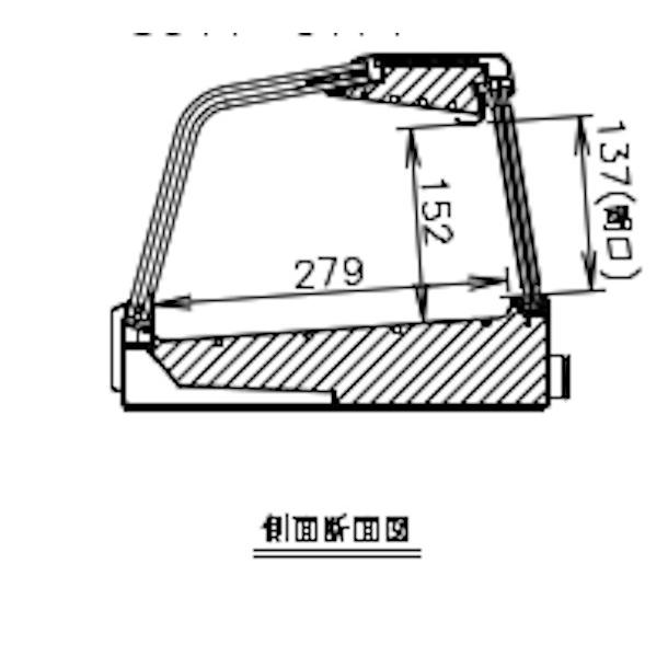 ホシザキ（HOSHIZAKI） 恒温高湿ネタケース FNC-150CS-L｜左ユニット