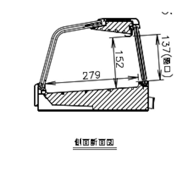 ホシザキ（HOSHIZAKI） 恒温高湿ネタケース FNC-90CS-L｜左ユニット