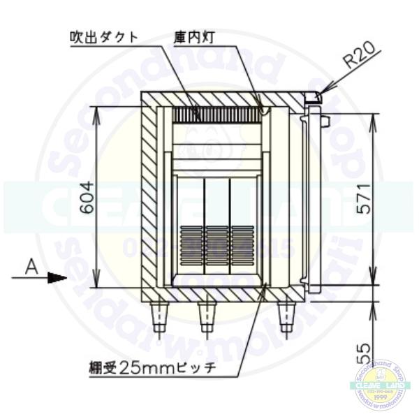 ホシザキ テーブル形冷凍庫 FT-90SNG-1-R｜右ユニット｜内容積
