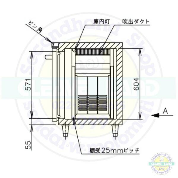 ホシザキ（HOSHIZAKI） FT-90SNJ-VB 自然冷媒テーブル形冷凍庫