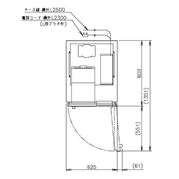 HCR-63A ホシザキ 業務用恒温高湿庫 エアー冷却方式 業務用冷蔵庫 別料金にて 設置 入替 回収 処分 廃棄 クリーブランド｜cleaveland｜10