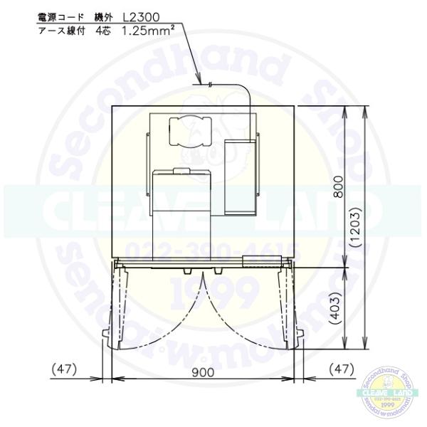 ホシザキ（HOSHIZAKI） 業務用冷凍庫 HF-90A3-2-ML｜ワイドスルー
