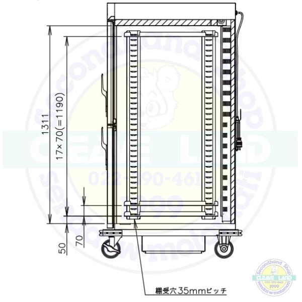 ホシザキ（HOSHIZAKI） HHC-63A ホットカート 移動式 別料金にて 設置