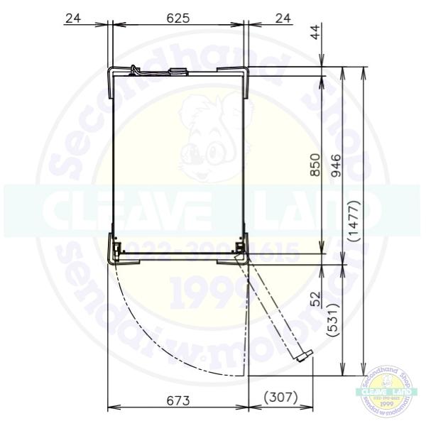 ホシザキ（HOSHIZAKI） HHC-63A ホットカート 移動式 別料金にて 設置